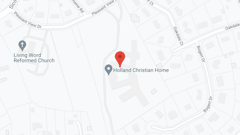 Map of the neighborhood around Holland Christian Home
