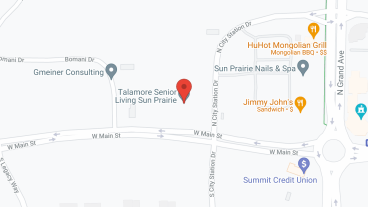 Talamore Sun Prairie in google map
