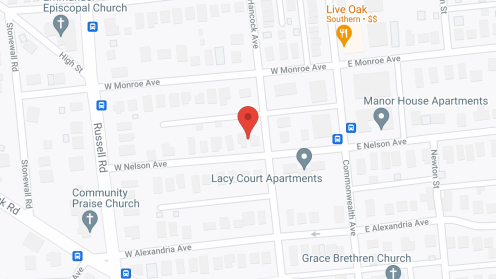 Map of the neighborhood around The Providence Fairfax