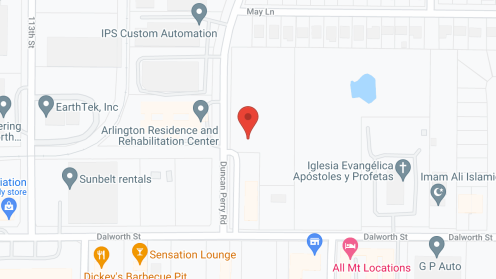 Map of the neighborhood around Magnolia Estates of Grand Prairie