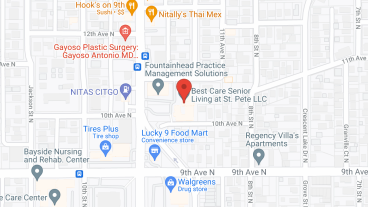 Best Care Senior Living at St. Pete in google map