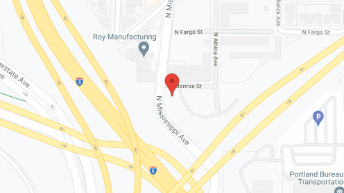 Map of the neighborhood around The Canyons PDX