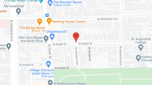 Map of the neighborhood around Ravenswood Supportive Living