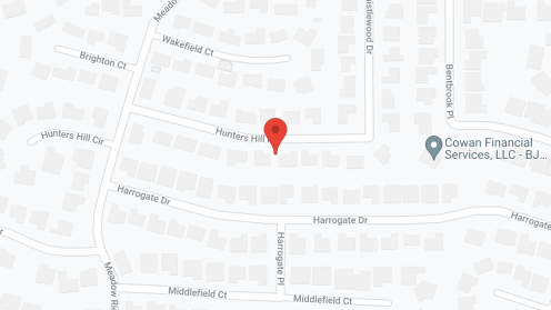 Map of the neighborhood around Sage at Cobblestone Creek