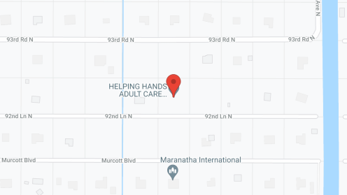 Map of the neighborhood around Helping Hands Adult Care Facility LLC