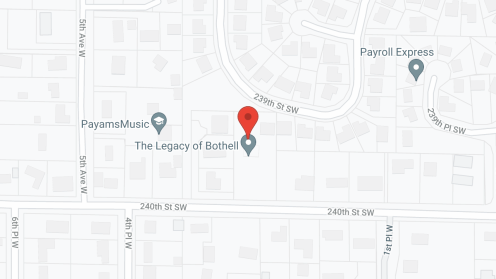 Map of the neighborhood around The Legacy of Bothell