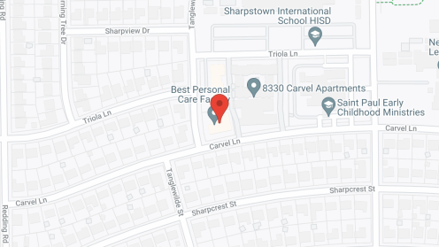 Map of the neighborhood around Best Personal Care Facility LLC