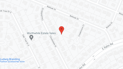 Map of the neighborhood around Dogwood Commons