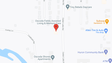 Oscoda Fields in google map
