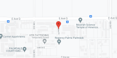 Regency Palms Senior Living Palmdale in google map