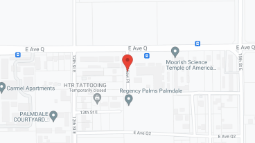 Regency Palms Senior Living Palmdale in google map