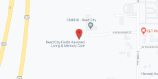Reed City Fields in google map