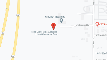 Reed City Fields in google map