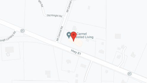 Map of the neighborhood around Mt Carmel Assisted Living