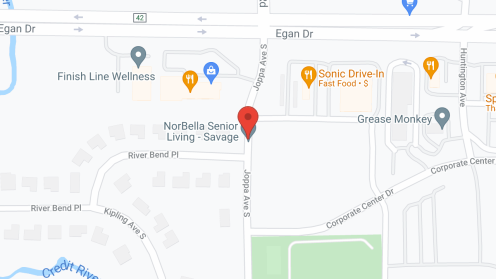 Map of the neighborhood around NorBella Savage