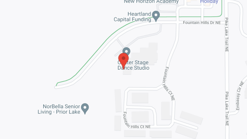 Map of the neighborhood around NorBella Prior Lake