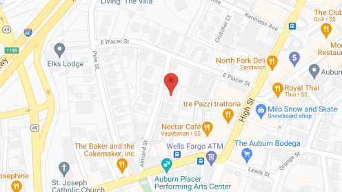 Map of the neighborhood around Almond Gardens