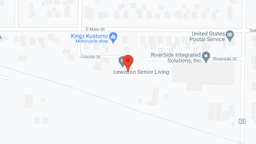 Lewiston Senior Living in google map