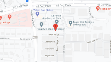 Atria Cary in google map
