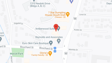 The Amberwood Suites in google map