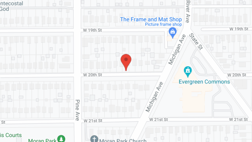 Map of the neighborhood around Resthaven Maple Woods Cottages