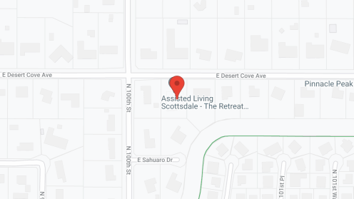 Map of the neighborhood around Retreat At Desert Cove