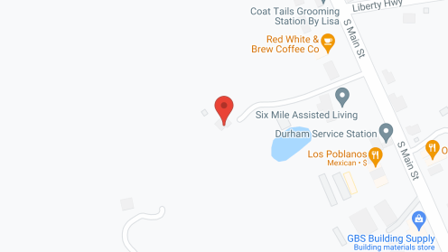 Map of the neighborhood around Six Mile Retirement