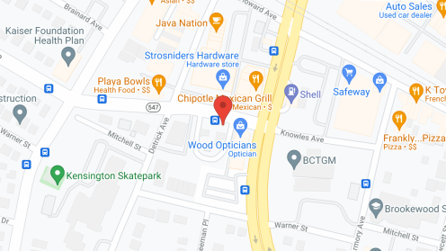 Map of the neighborhood around Modena Reserve at Kensington