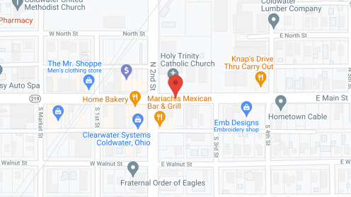 Map of the neighborhood around Briarwood Village