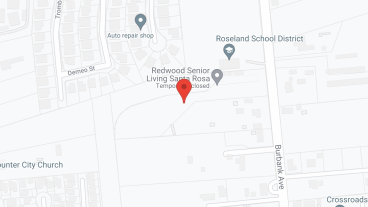 Redwood Santa Rosa in google map