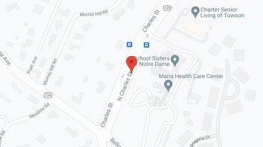 Charter Senior Living Towson in google map