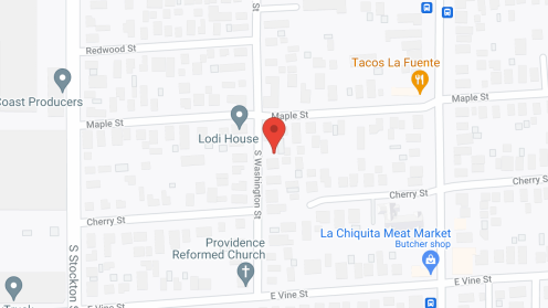 Map of the neighborhood around Oakmont of Lodi