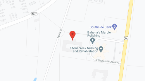 Map of the neighborhood around Hillcrest Assisted Living
