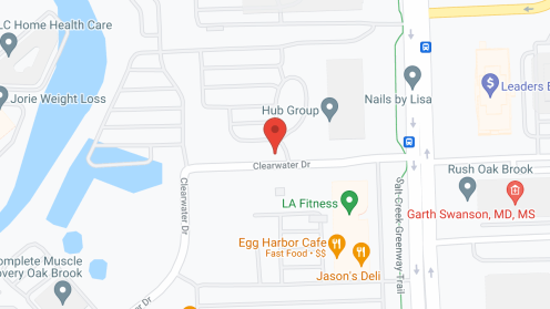 Map of the neighborhood around The Sheridan at Oak Brook