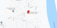 Columbus Oaks Healthcare Community in google map