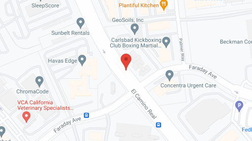 Map of the neighborhood around La Marea Senior Living