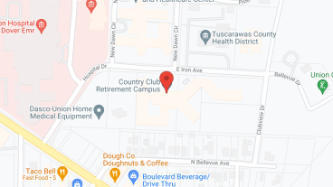 Country Club Retirement Center at Dover in google map
