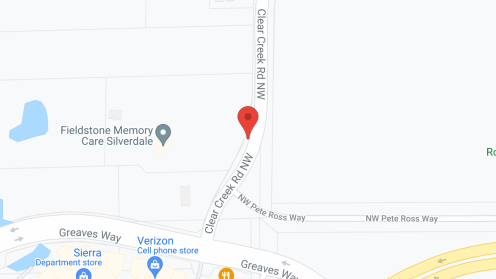 Map of the neighborhood around Fieldstone Clear Creek