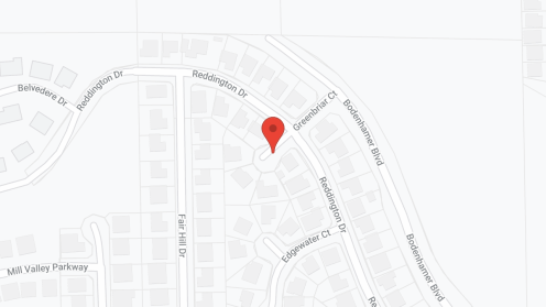 Map of the neighborhood around Horizon Home