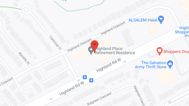 Highland Place in google map