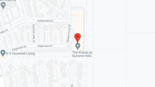 Map of the neighborhood around The Pointe at Summit Hills