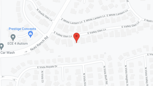 Map of the neighborhood around Casa Bella