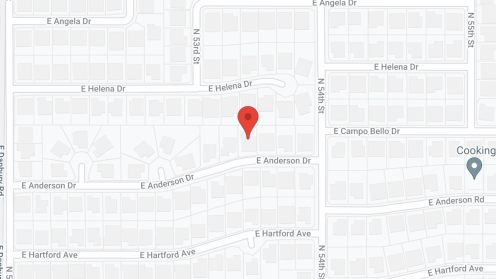 Map of the neighborhood around Endeavor AL II