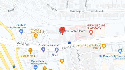 Map of the neighborhood around Atria Santa Clarita