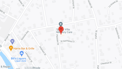 Map of the neighborhood around Spring Villa