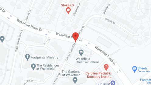 Map of the neighborhood around Holiday Gardens at Wakefield