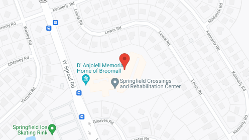 Map of the neighborhood around Springfield Crossings