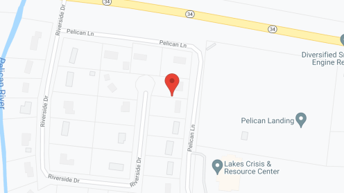 Map of the neighborhood around Pelican Landing