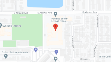 Pacifica Senior Living Fresno in google map
