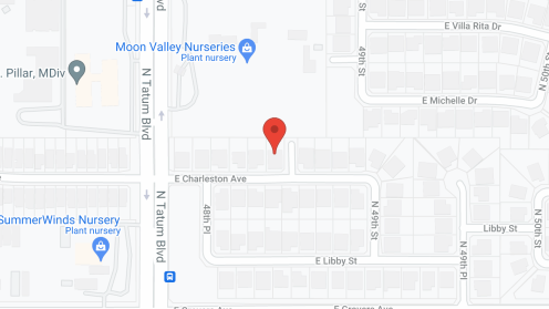 Map of the neighborhood around Endeavor AL I
